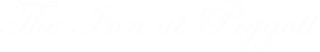 White cursive text on a light background reads, "The Inn at Piggott.